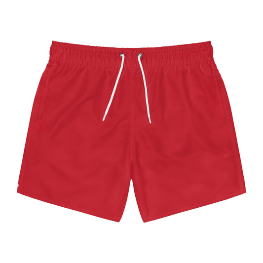 Be Unique Swim Trunks - Bold Red Beachwear for Summer Fun