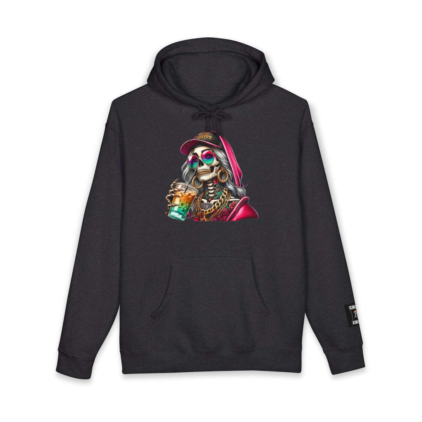 Chic Skull Hoodie - Unisex Heavyweight Sweatshirt, Graphic Hoodie, Trendy Apparel, Unique Gift, Halloween, Everyday Wear