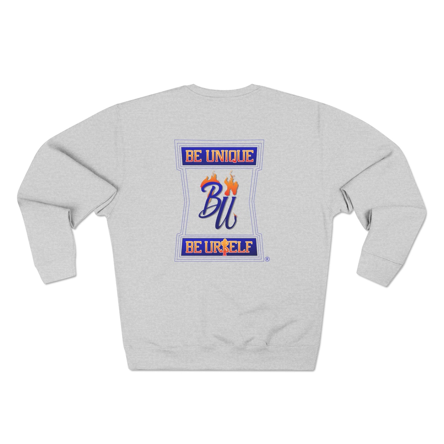 Heart & Self Expression Crewneck Sweatshirt - Cozy Unisex Top for Valentine's Day, Unique Gift, Casual Wear, Be Unique, Comfortable Fashion