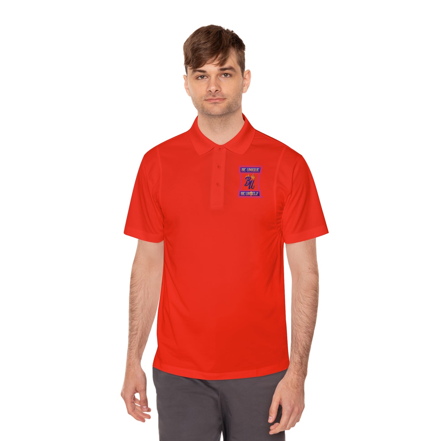 Men's Sport Polo Shirt with Bear Design - Casual Wear, Gift for Sports Lovers, Father's Day, Summer Outfits, Everyday Comfort