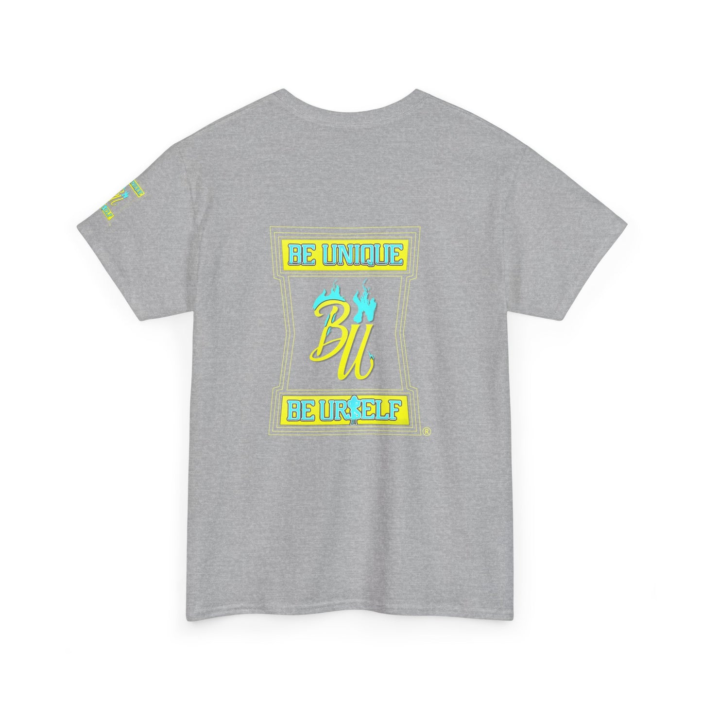 Be Unique Be Yourself Graphic Tee — Inspirational Palm Design