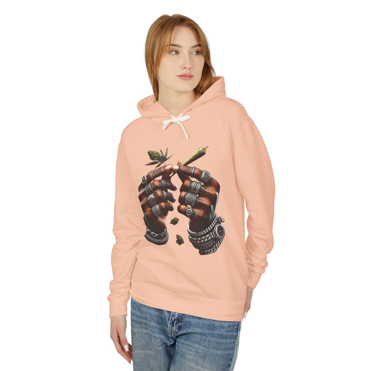 Chill Vibes Hoodie, Unisex Lightweight Sweatshirt, Boho Style, Ideal for Festivals, Everyday Comfort Wear, Unique Gift Idea
