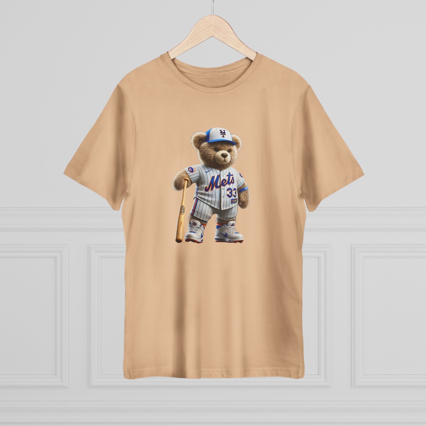 Unisex Bear Baseball T-Shirt, Cute Animal Tee, Gift for Sports Fans, Casual Wear, Soft Cotton Top