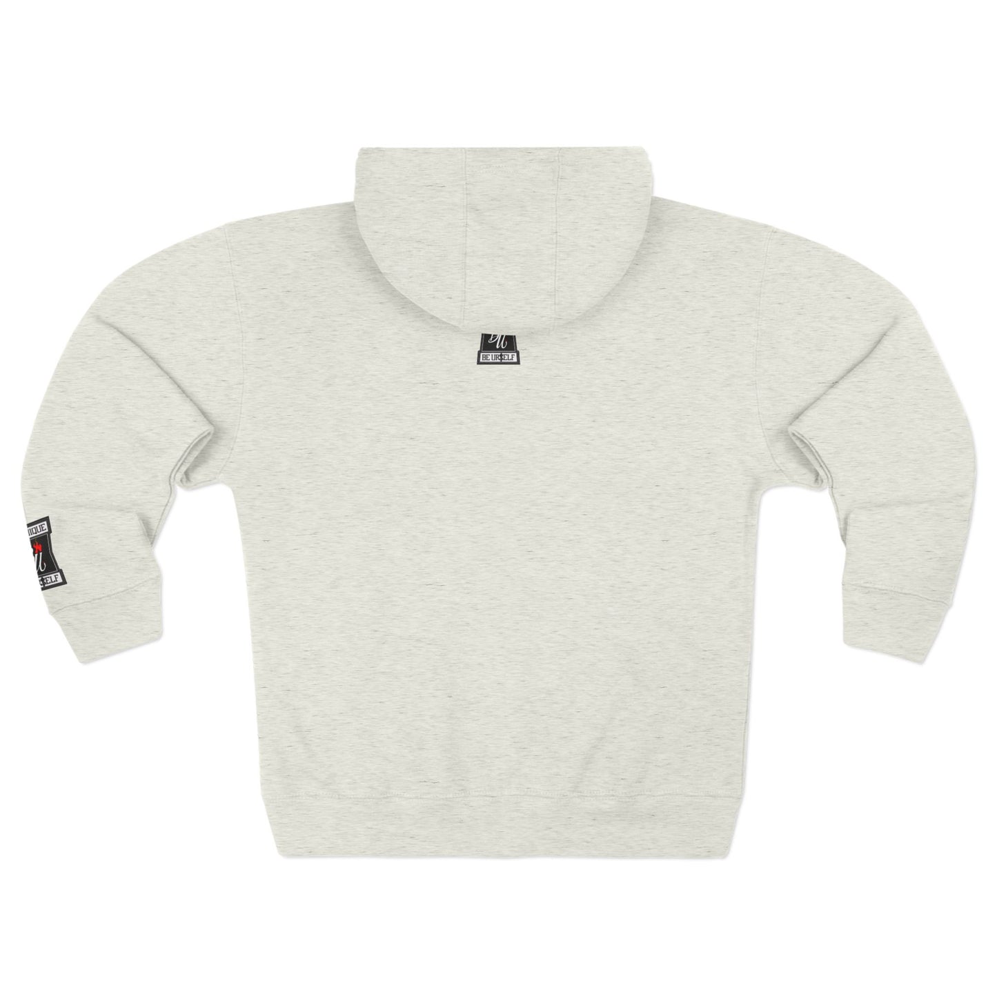 Retro Soda Logo Zip Hoodie — 'Hi' Patch Streetwear Zip-Up