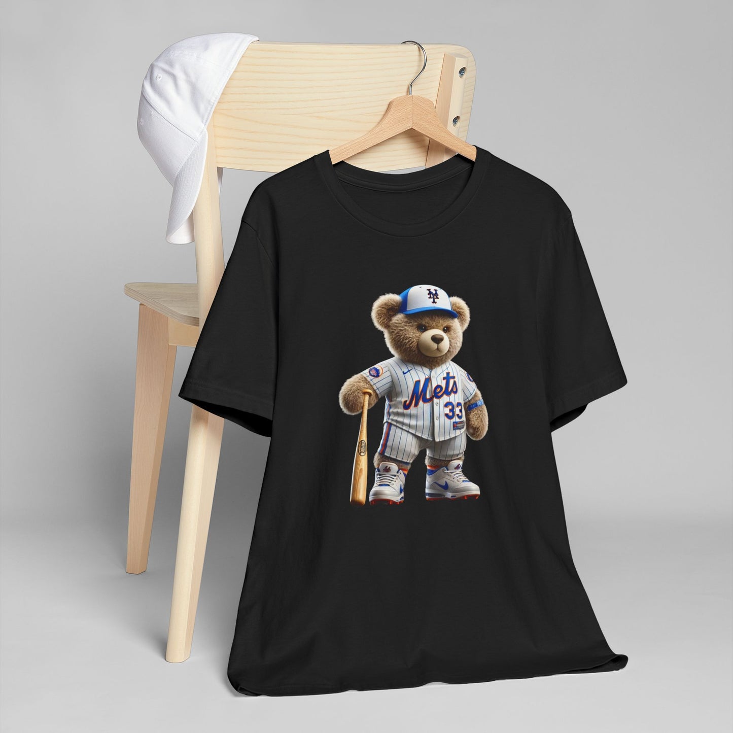 Sporty Bear Graphic Tee - Unisex Jersey T-Shirt, Cute Animal Shirt, Fun Baseball Apparel, Gift for Sports Fans, Casual Wear