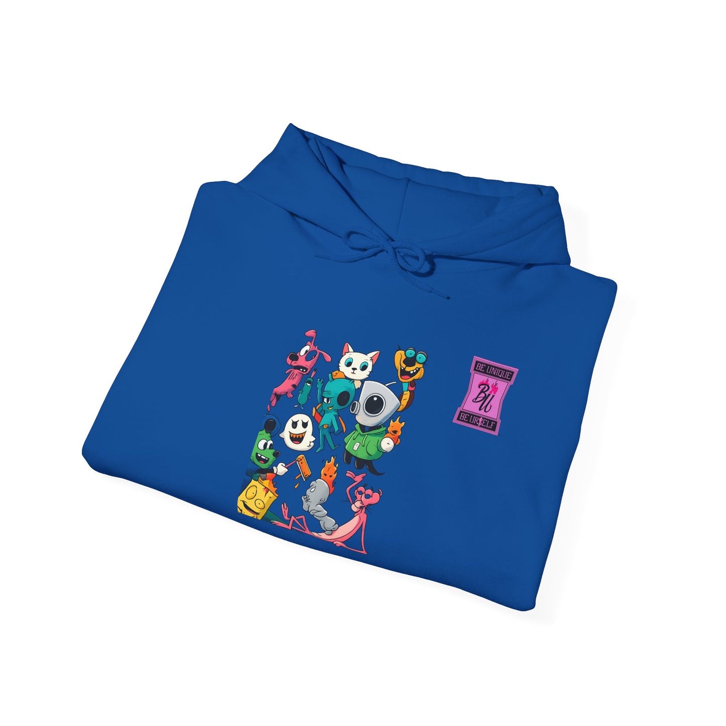Hoodie — Cute Kawaii Character Collage Pullover