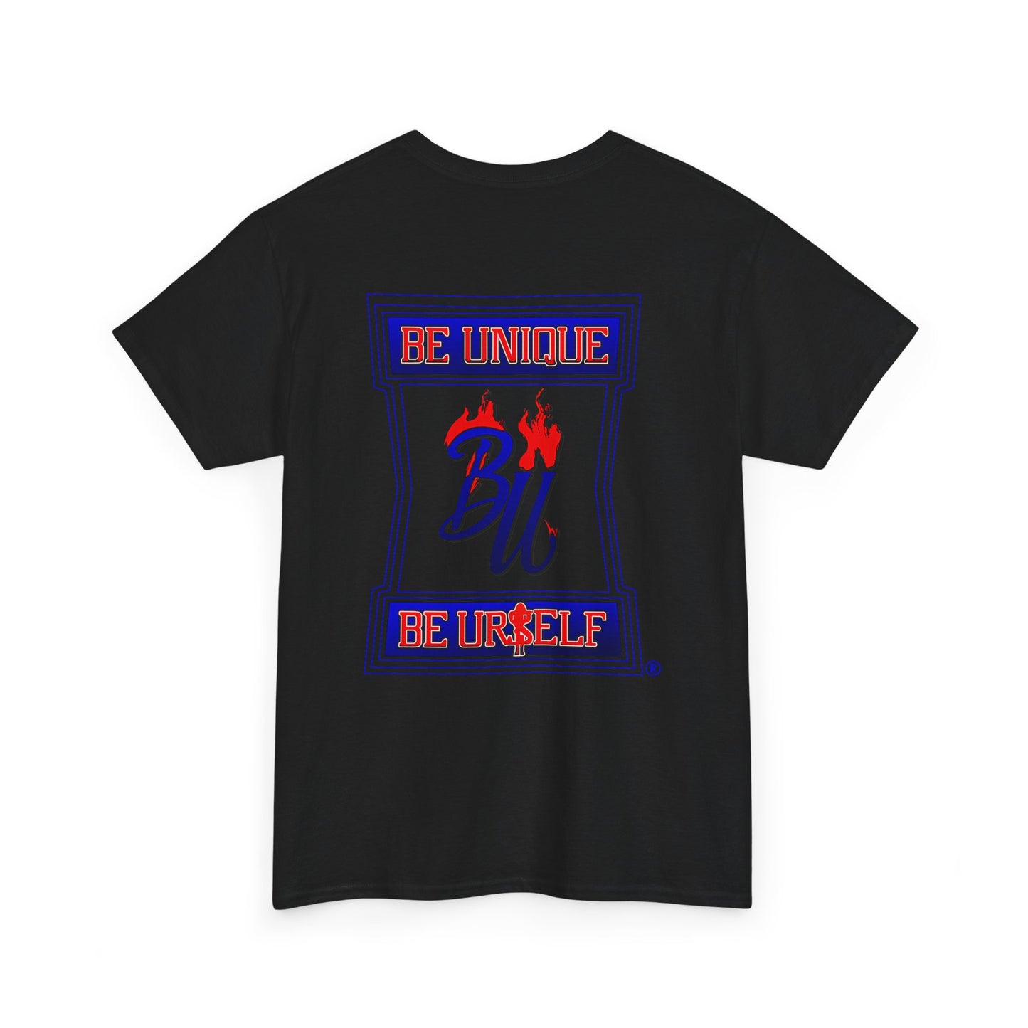 Be Unique Be Urself Graphic Tee – Inspirational Motivational White T-Shirt