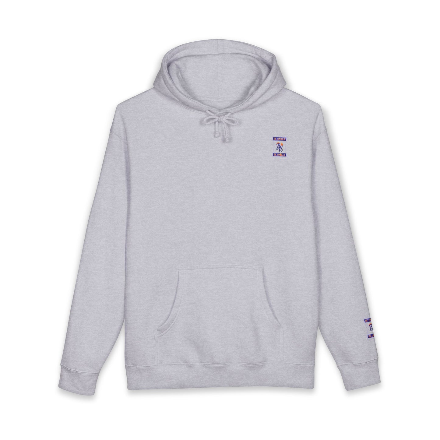 Fierce Art Hoodie | Unisex Heavyweight Sweatshirt, Graphic Design Layered Look, Unique Gift, Casual Fashion, Halloween Apparel