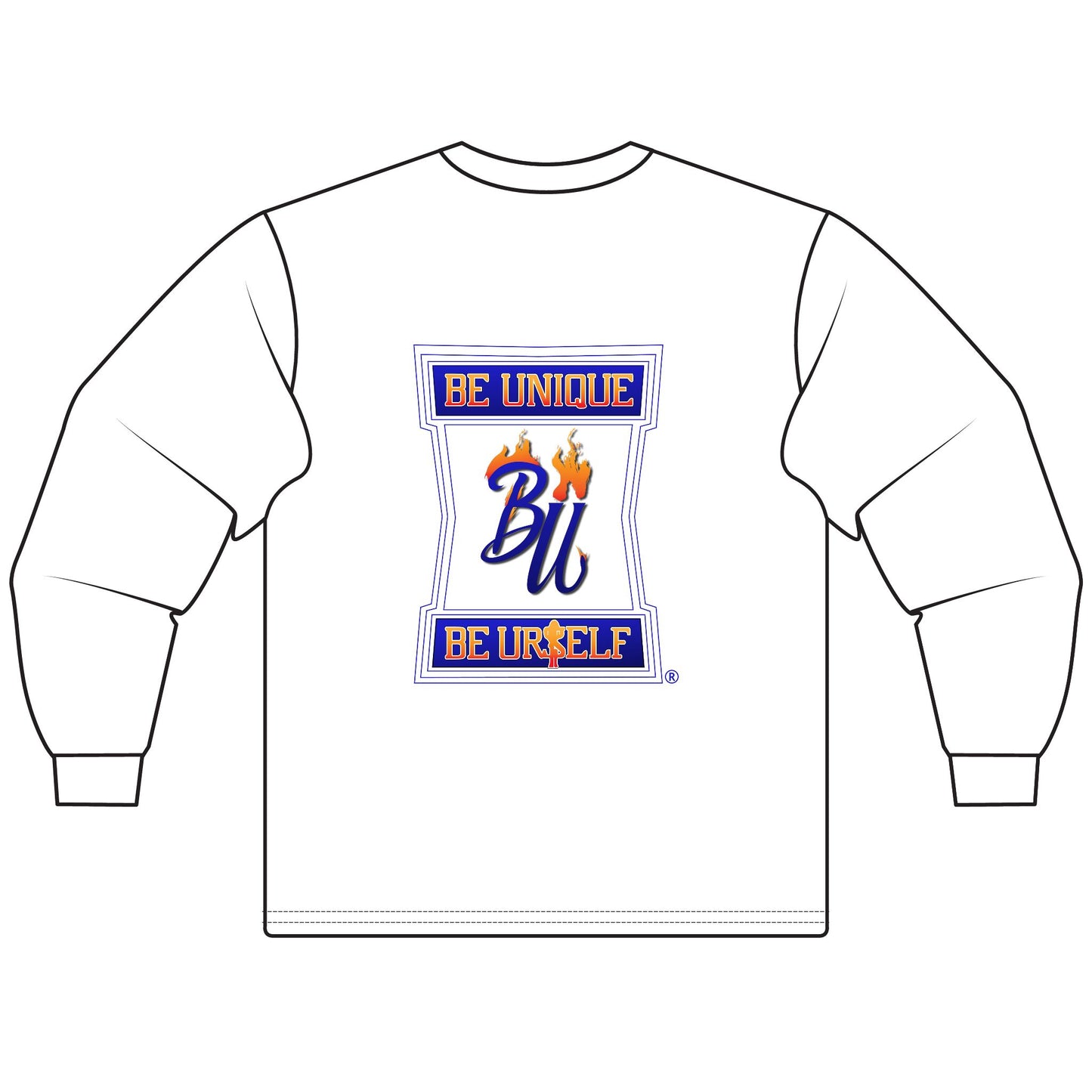 Artistic Long Sleeve T-Shirt, Unique Graphic Tee, Comfortable Streetwear, Gift for Friends, Casual Wear