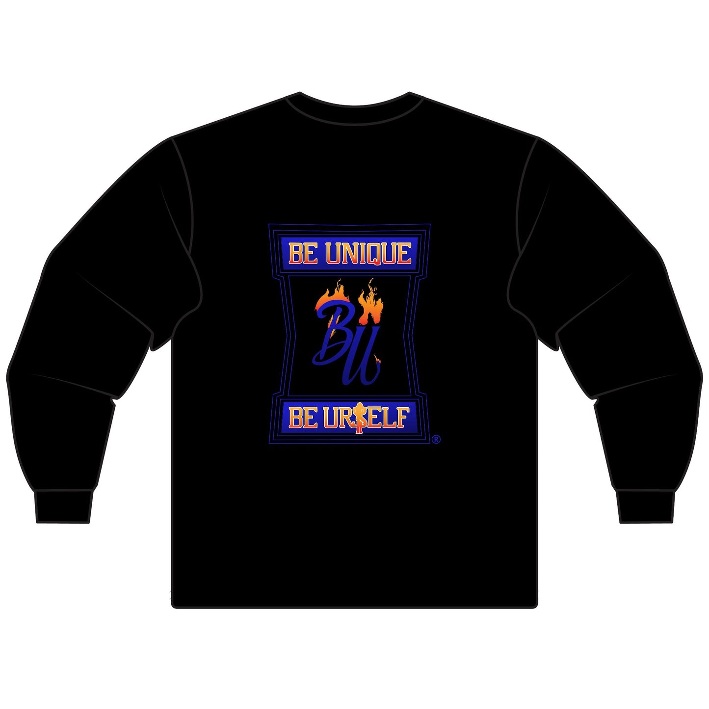 Artistic Long Sleeve T-Shirt, Unique Graphic Tee, Comfortable Streetwear, Gift for Friends, Casual Wear