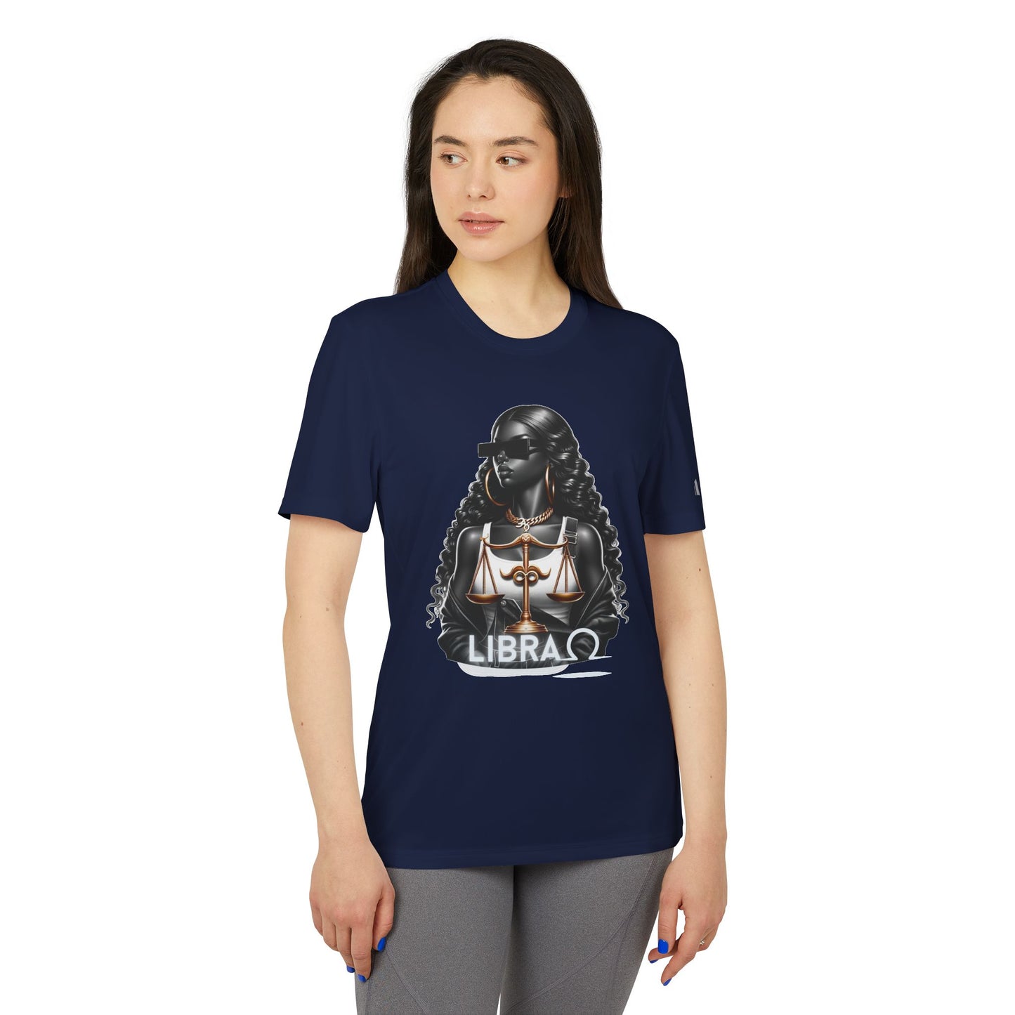 Libra Zodiac Sport T-Shirt, Unisex Athletic Tee, Horoscope Apparel, Astrology Gift, Casual Wear, Comfortable Streetwear