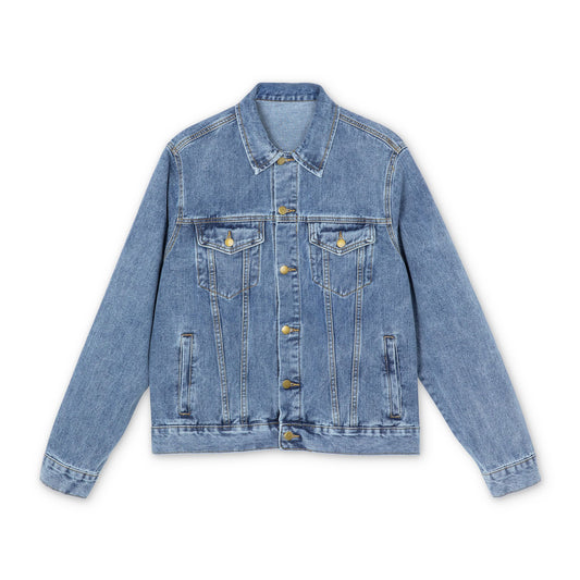 Be Unique Denim Jacket for Men, Casual Layering Piece, Gift for Him, Trendy Men's Fashion, Summer Style Essential, Self-expression, [...]