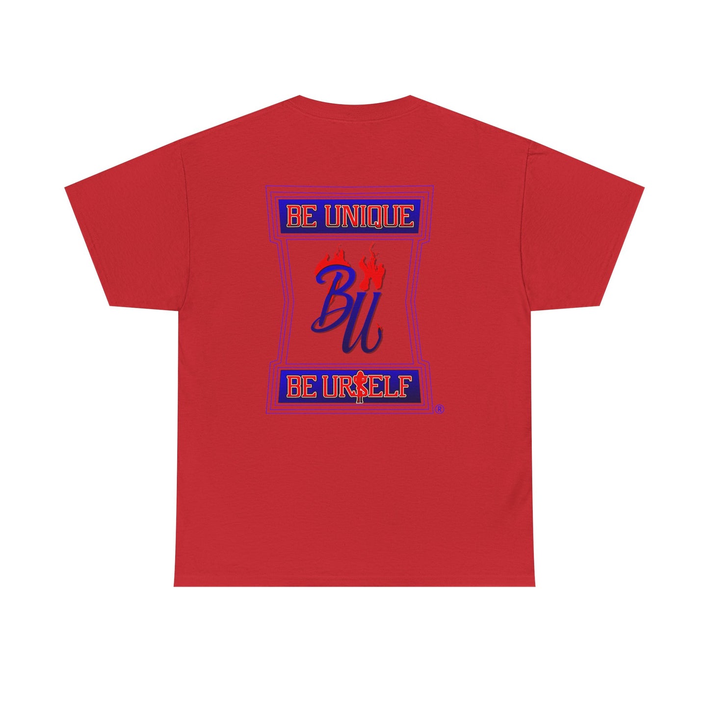 Be Unique Be Urself Graphic Tee – Inspirational Motivational White T-Shirt