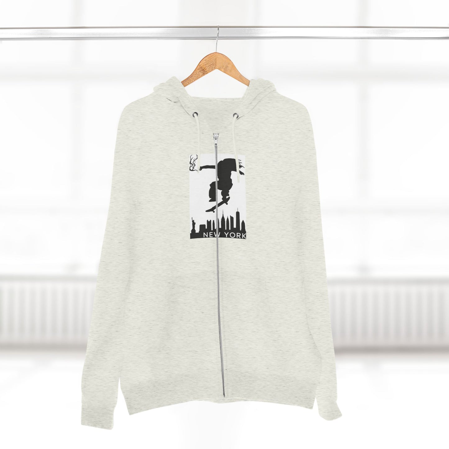 Urban Adventure Unisex Zip Hoodie - Perfect for City Lovers, Casual Wear, Street Style, Gift for Him/Her, Travel Clothing