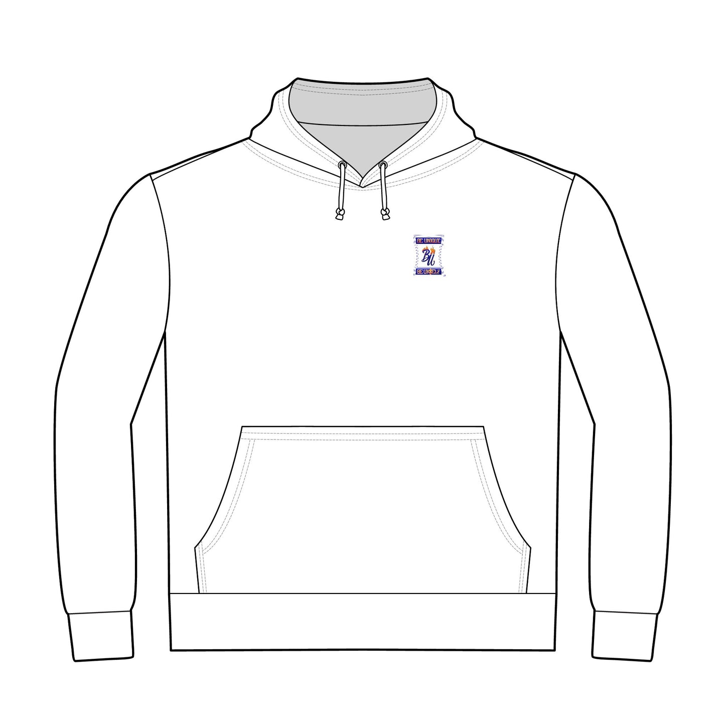 Stylish Unisex Hoodie with Cute Bear Design, Cozy Pullover for Casual Wear, Gift for Birthdays, Holidays, Sports Fans