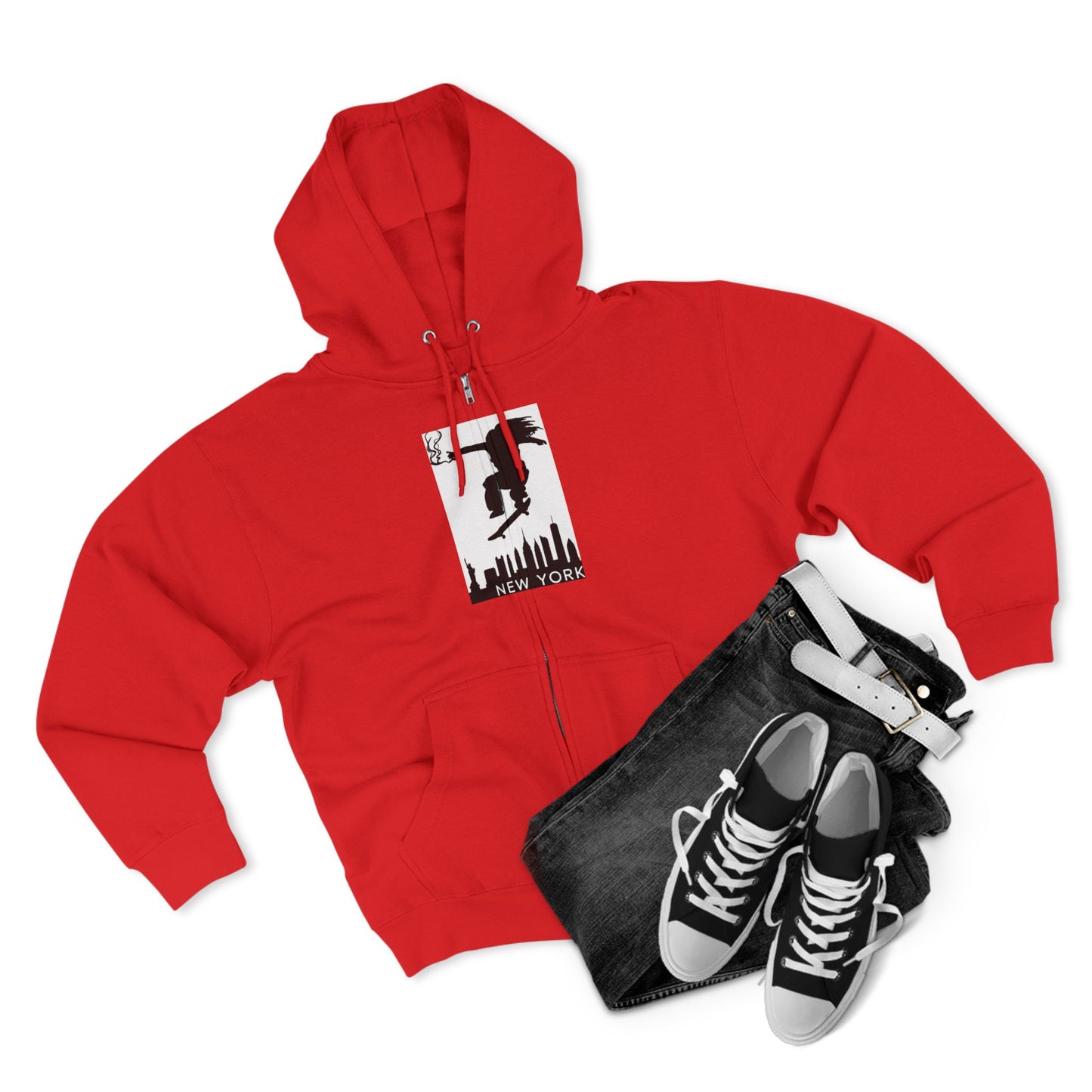 Urban Adventure Unisex Zip Hoodie - Perfect for City Lovers, Casual Wear, Street Style, Gift for Him/Her, Travel Clothing