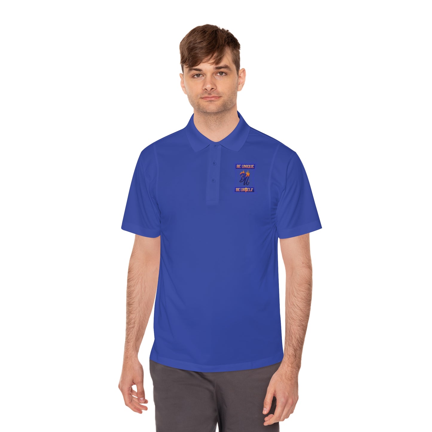 Men's Sport Polo Shirt with Bear Design - Casual Wear, Gift for Sports Lovers, Father's Day, Summer Outfits, Everyday Comfort