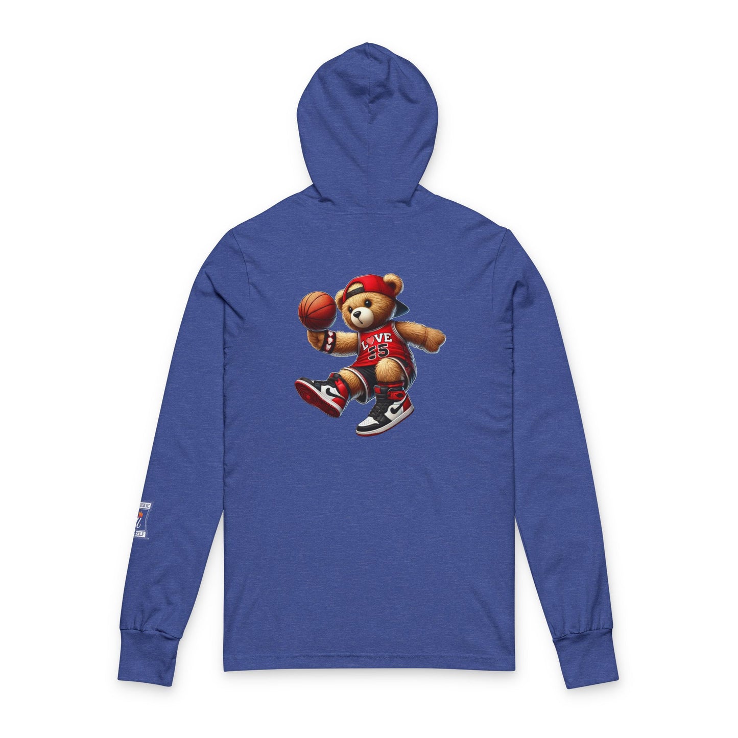 Grinch-Themed Unisex Hooded Long Sleeve Tee, Festive Holiday Apparel, Christmas Spirit Shirt, Unique Gift for Grinch Fans, Cozy Winter Wear