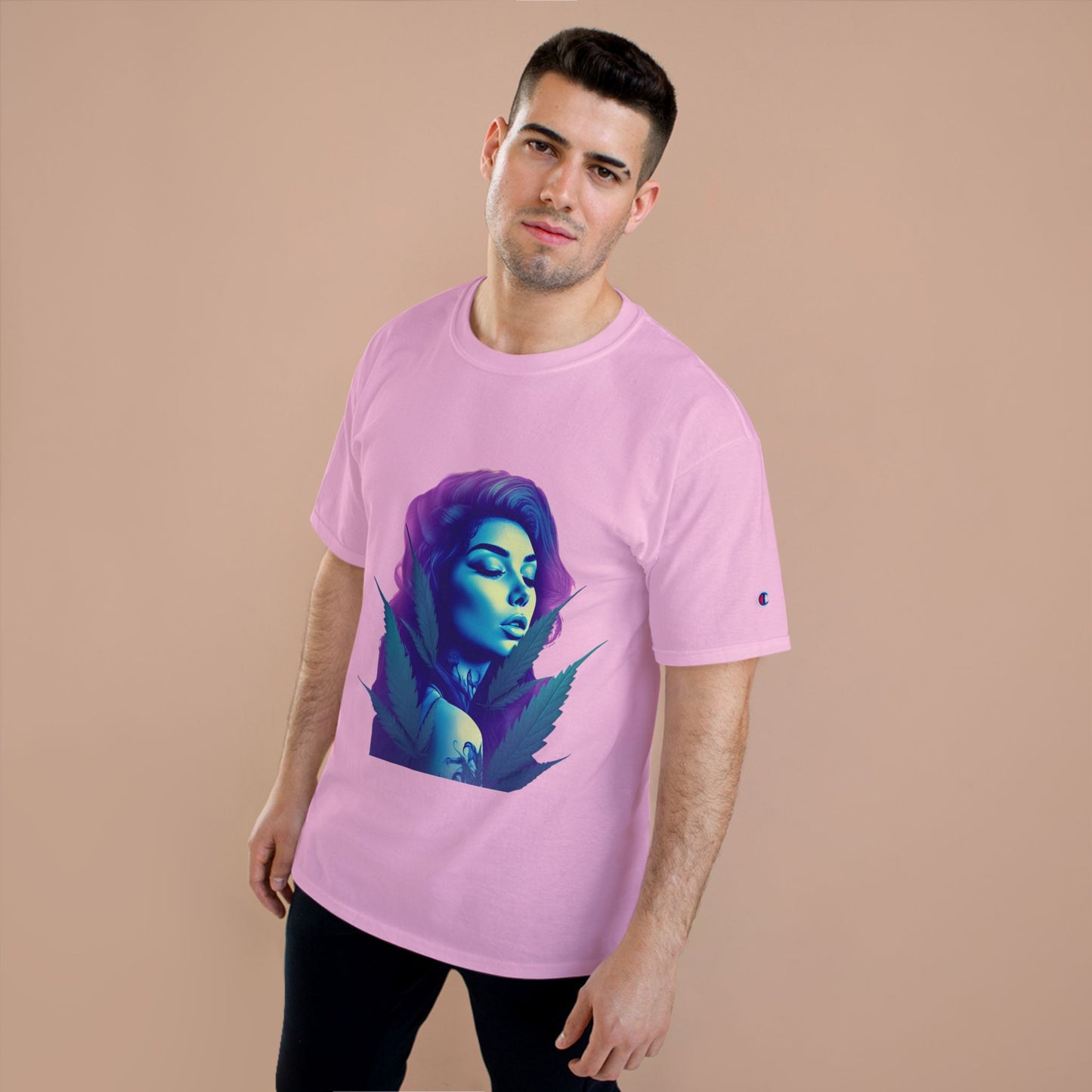 Vintage Champion Graphic Tee for Unique Souls, Trendy T-Shirt, Artistic Casual Wear, Streetwear Style, Gift for Creatives, Everyday Fashion