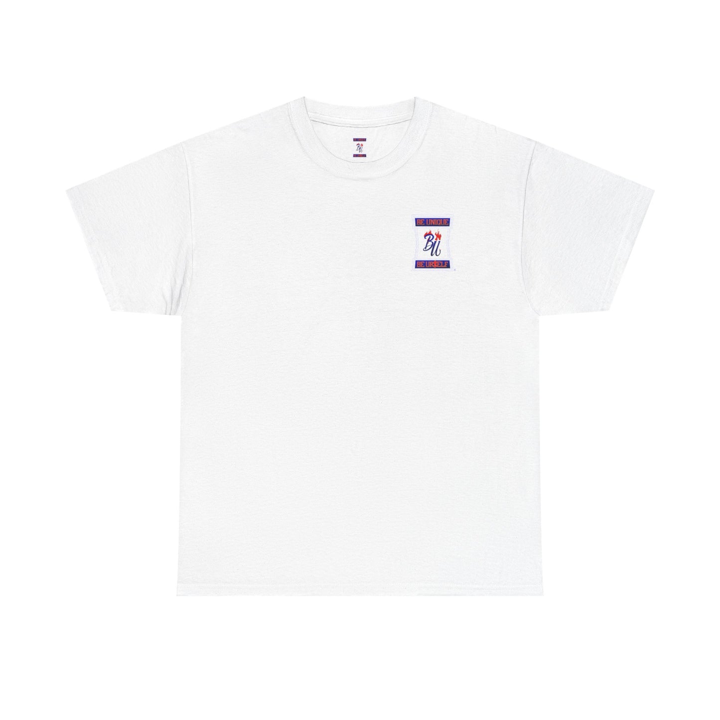 Be Unique Be Urself Graphic Tee – Inspirational Motivational White T-Shirt