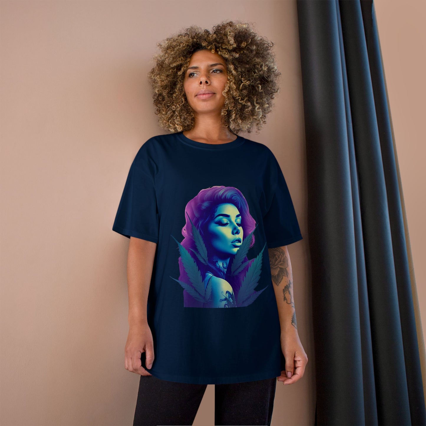 Vintage Champion Graphic Tee for Unique Souls, Trendy T-Shirt, Artistic Casual Wear, Streetwear Style, Gift for Creatives, Everyday Fashion