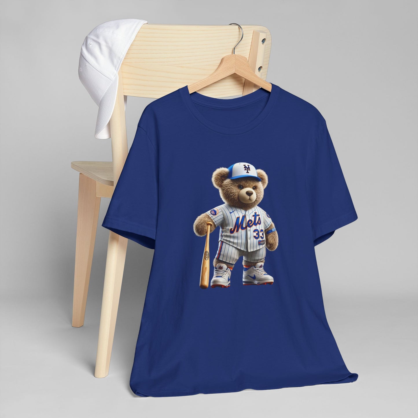 Sporty Bear Graphic Tee - Unisex Jersey T-Shirt, Cute Animal Shirt, Fun Baseball Apparel, Gift for Sports Fans, Casual Wear