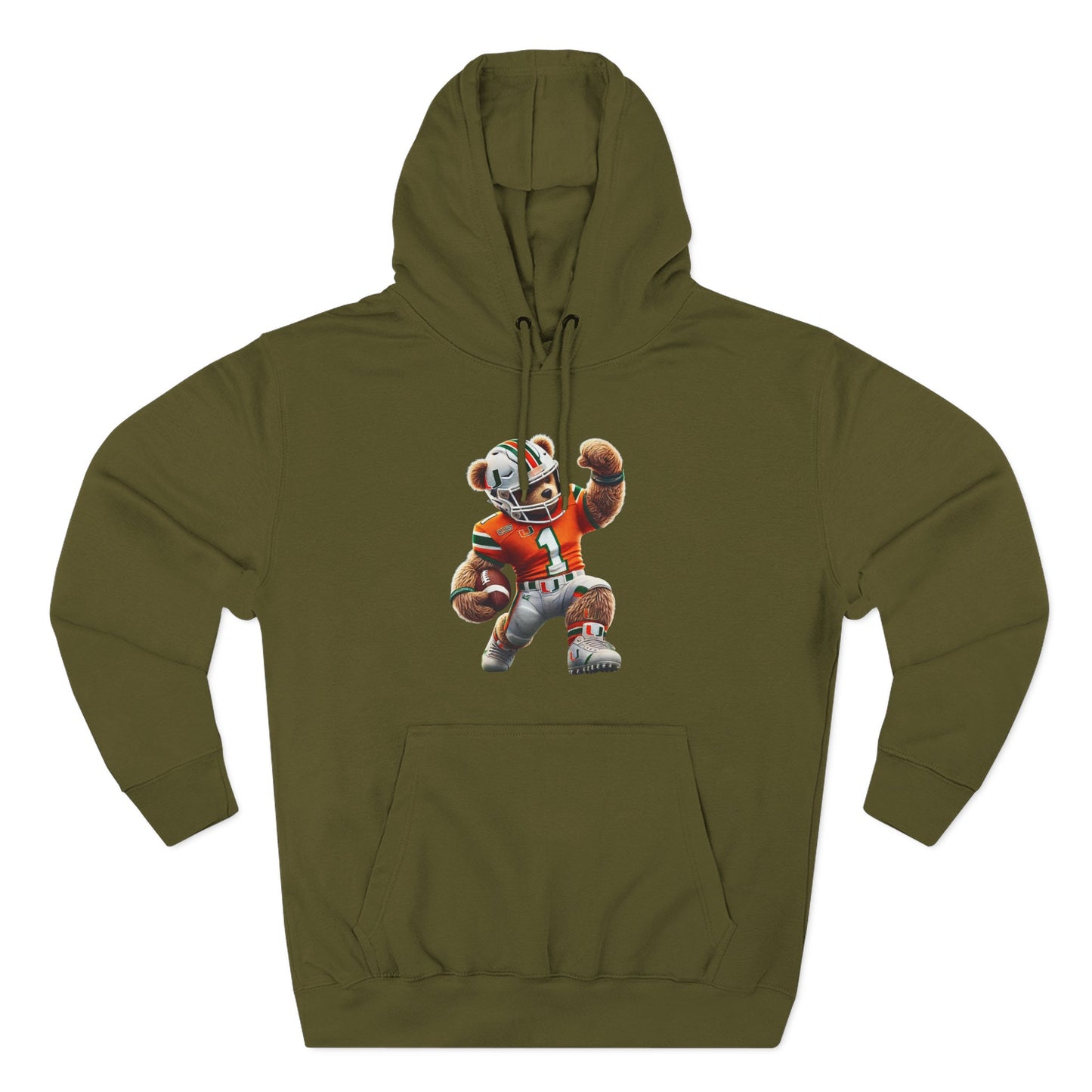 Sporty Three-Panel Fleece Hoodie, Unique Hooded Sweatshirt, Casual Fall Wear, Gift for Sports Fans, Comfortable Activewear