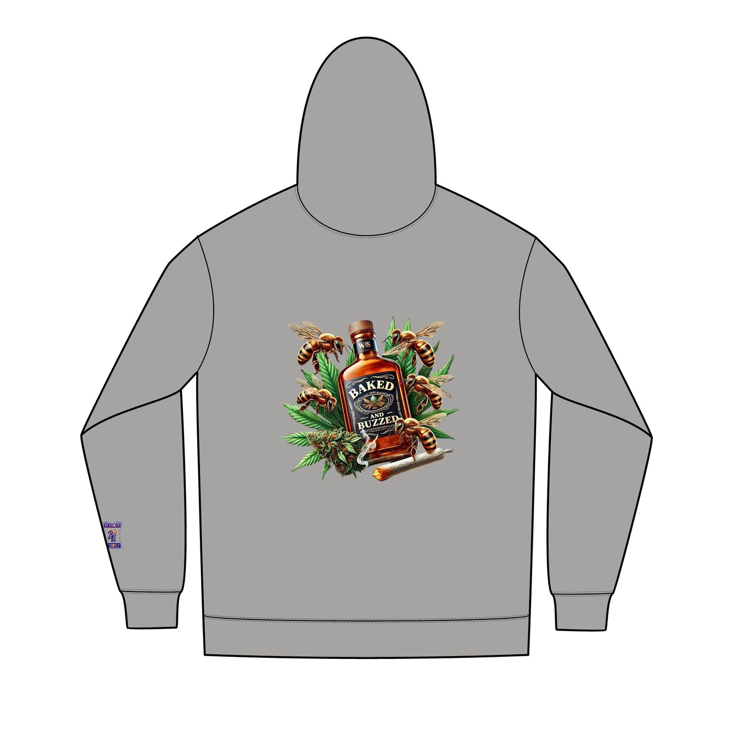 Men's Retro Graphic Full-Zip Hoodie, Cool Casual Wear, Unique Gift for Him, Streetwear Hoodie, Stylish Layering Piece