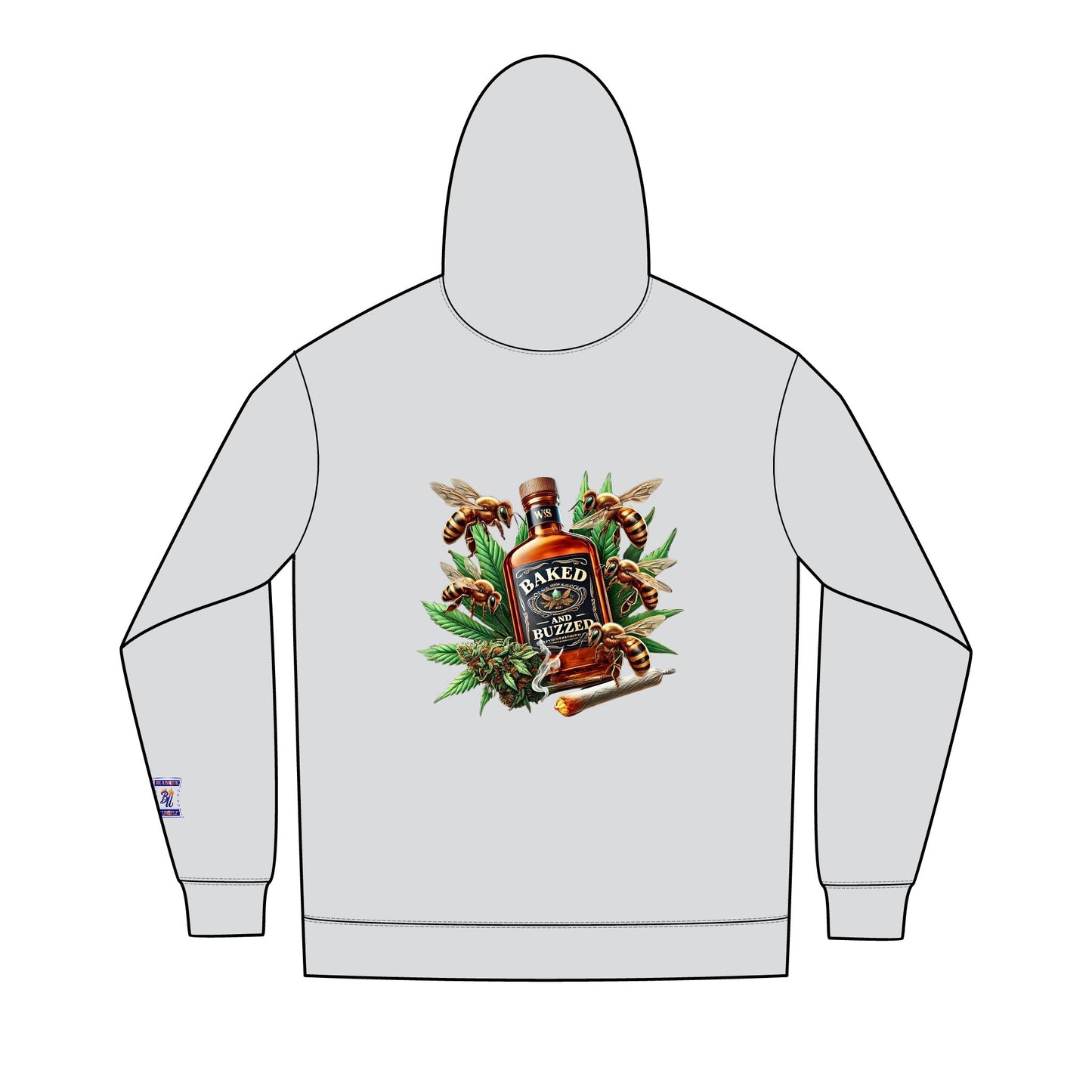 Men's Retro Graphic Full-Zip Hoodie, Cool Casual Wear, Unique Gift for Him, Streetwear Hoodie, Stylish Layering Piece