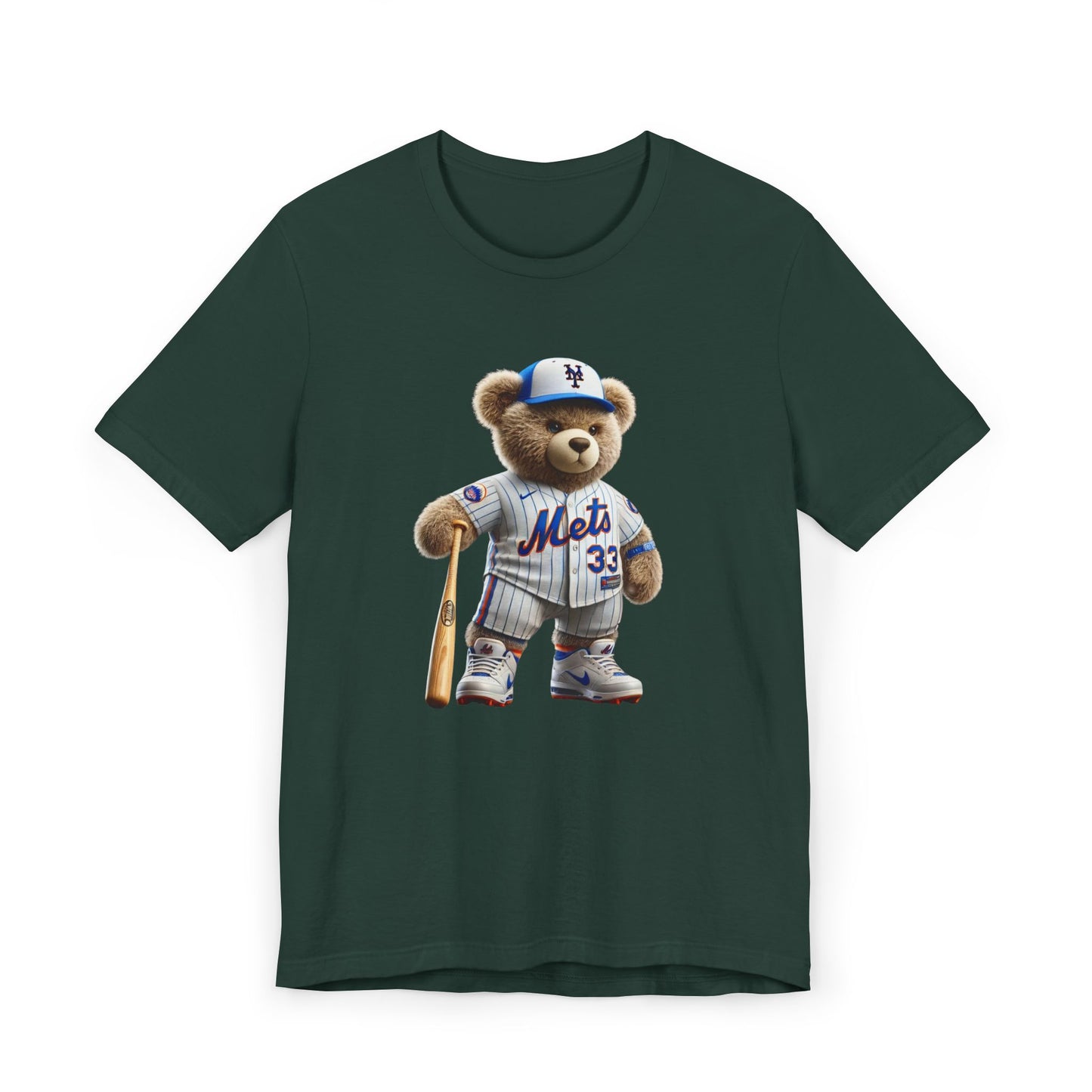 Sporty Bear Graphic Tee - Unisex Jersey T-Shirt, Cute Animal Shirt, Fun Baseball Apparel, Gift for Sports Fans, Casual Wear
