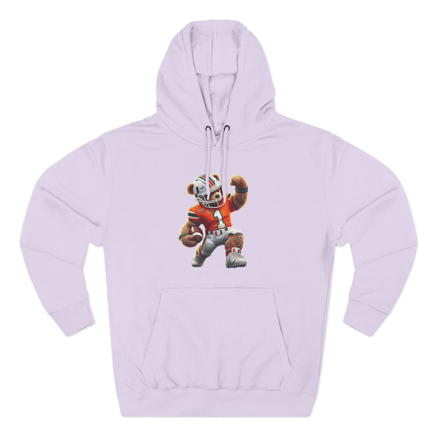 Sporty Three-Panel Fleece Hoodie, Unique Hooded Sweatshirt, Casual Fall Wear, Gift for Sports Fans, Comfortable Activewear