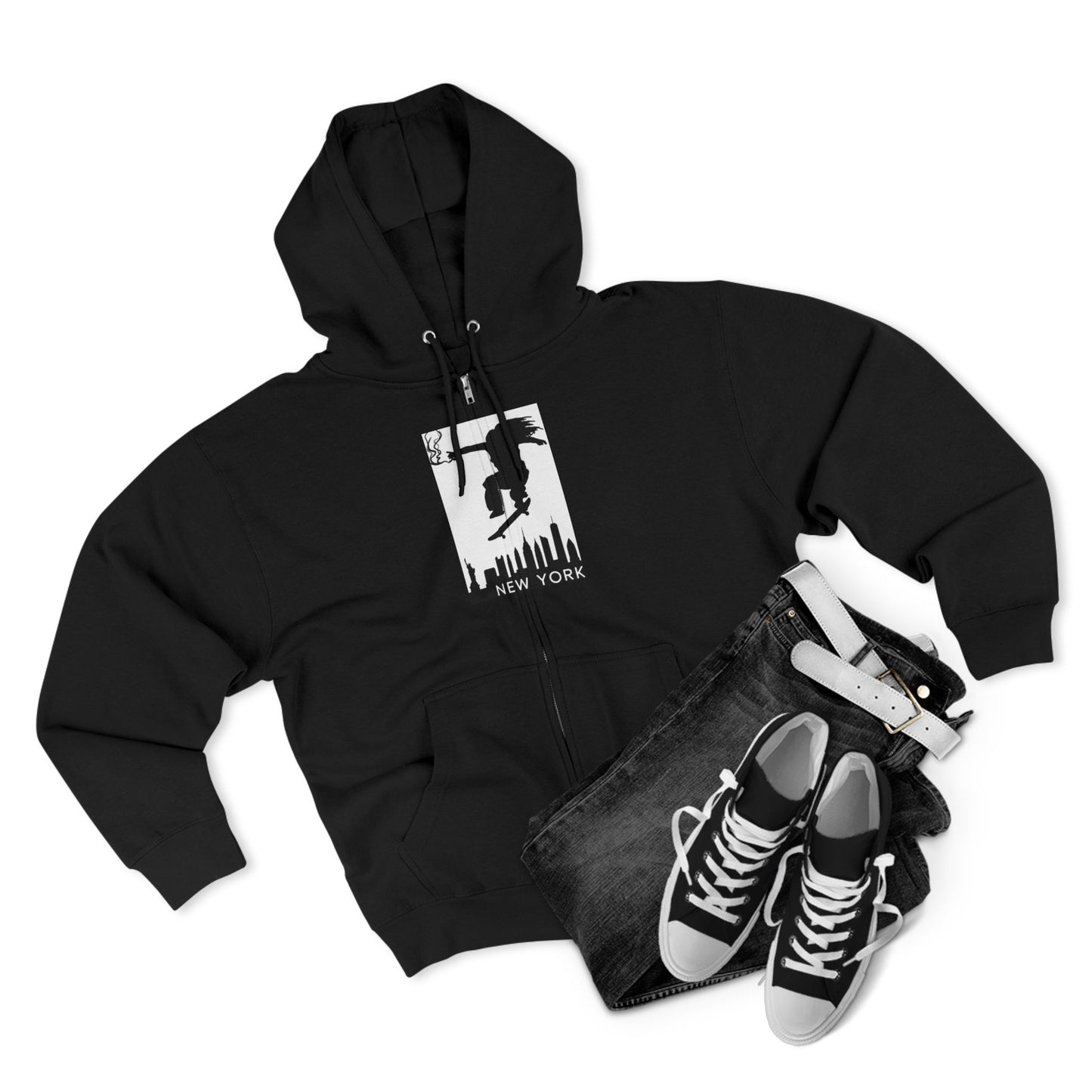 Urban Adventure Unisex Zip Hoodie - Perfect for City Lovers, Casual Wear, Street Style, Gift for Him/Her, Travel Clothing
