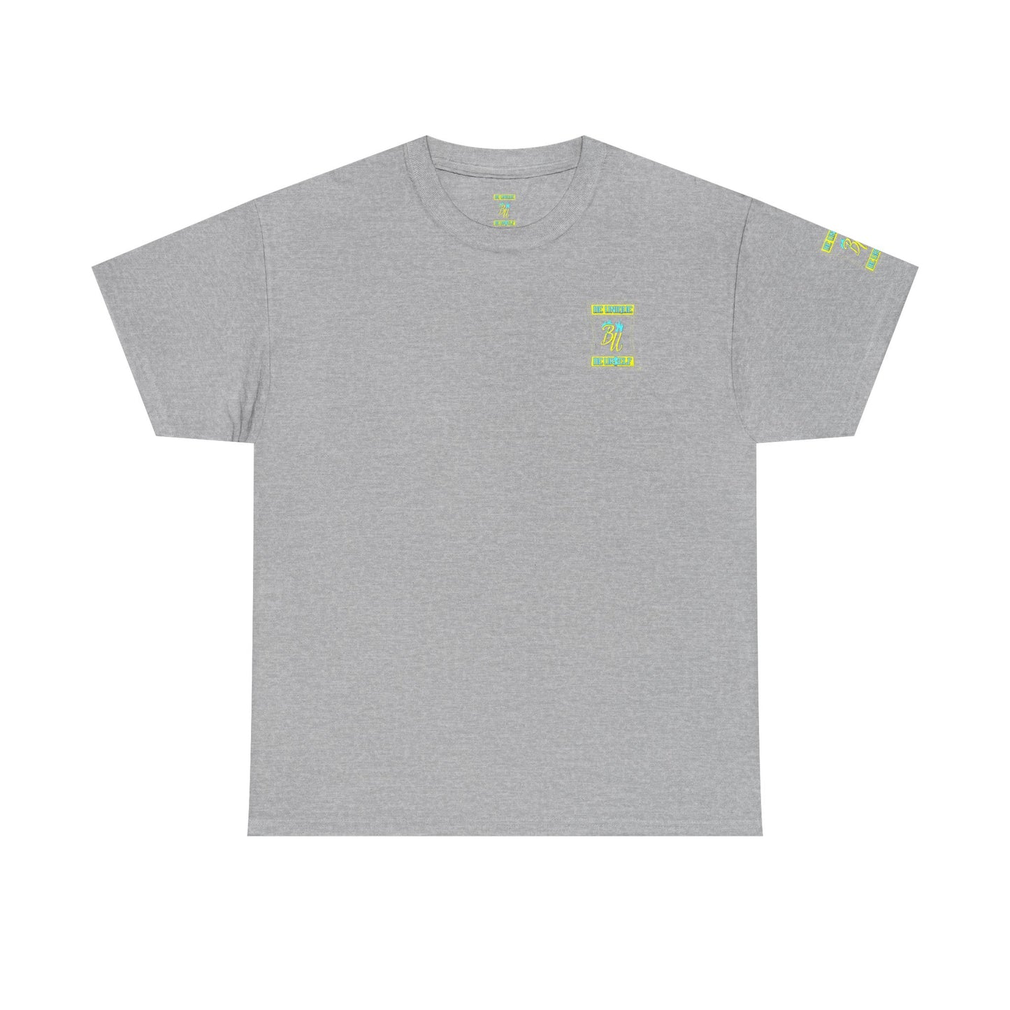 Be Unique Be Yourself Graphic Tee — Inspirational Palm Design