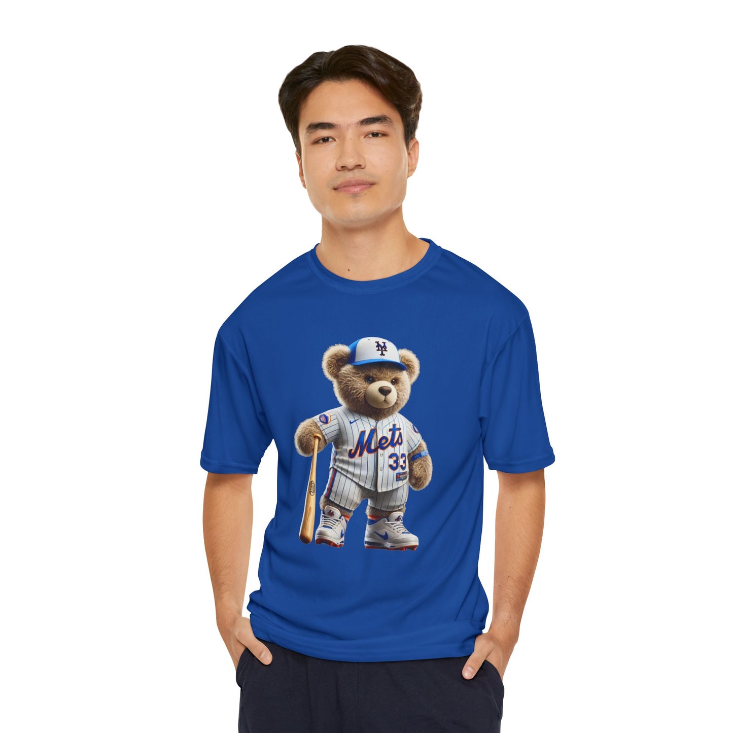 Men's Performance T-Shirt with Sporty Bear Design, Casual Tee for Sports Lovers, Summer Outfit, Gift for Dads and Friends, Perfect for [...]