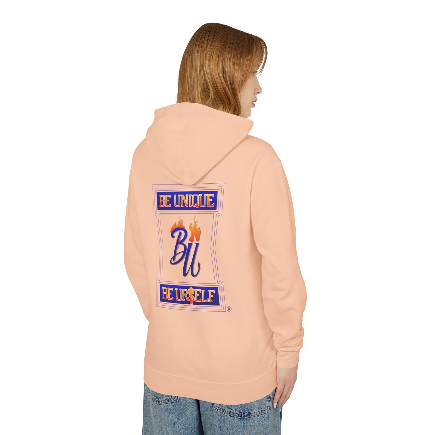Unisex Lightweight Hooded Sweatshirt with Motivational Designs | Perfect for Casual Outfits, Gifts, and Self-Care