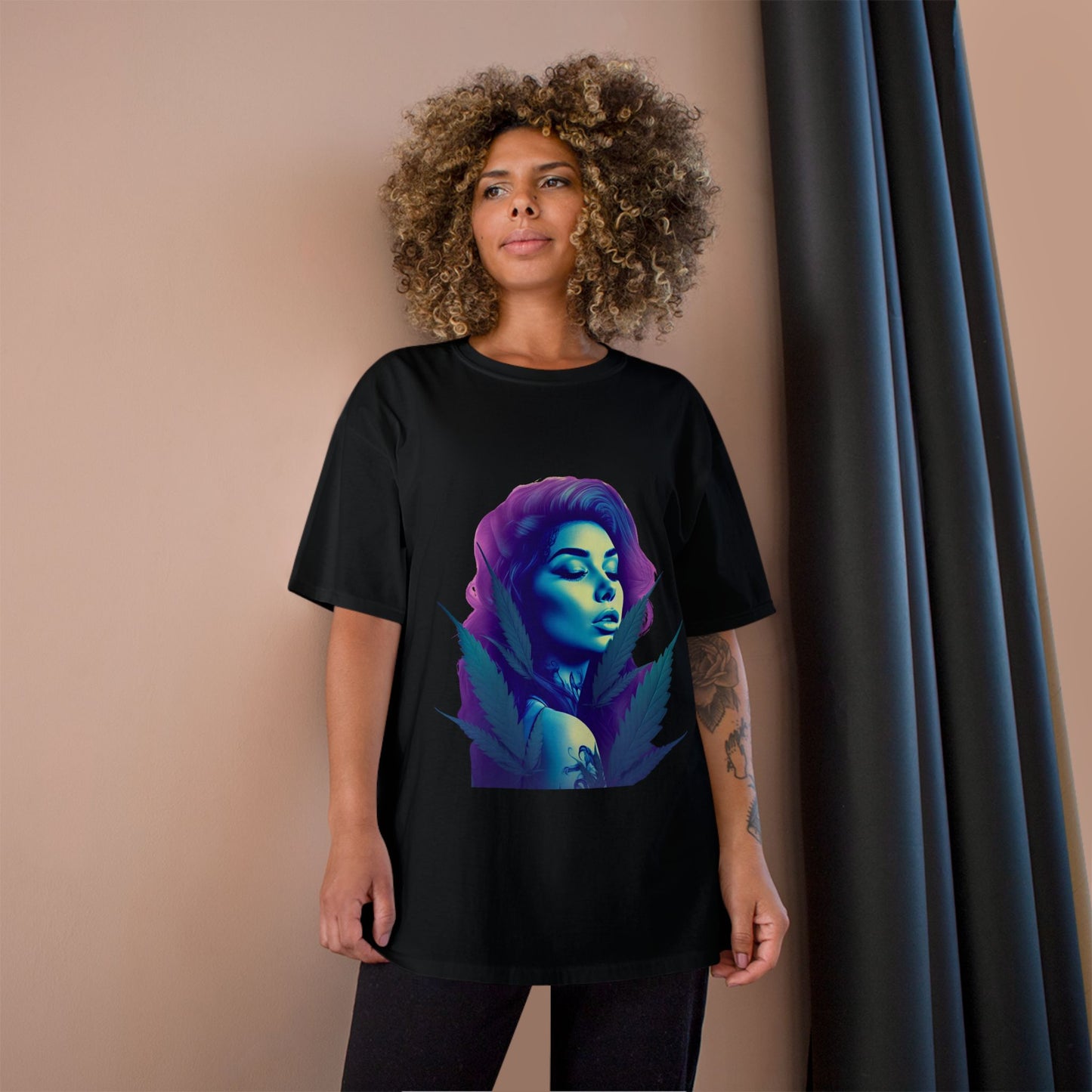 Vintage Champion Graphic Tee for Unique Souls, Trendy T-Shirt, Artistic Casual Wear, Streetwear Style, Gift for Creatives, Everyday Fashion