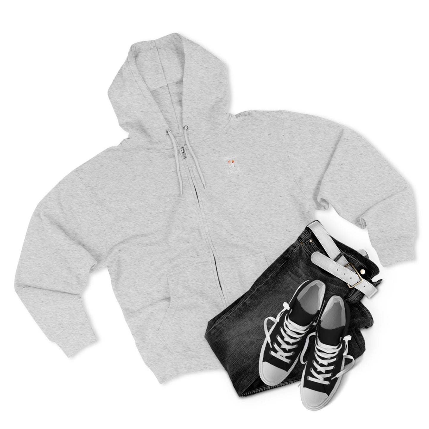 Stylish Unisex Zip Hoodie with Trendy Graphic, Cozy Casual Wear, Gift for Him or Her, Perfect for Everyday & Events