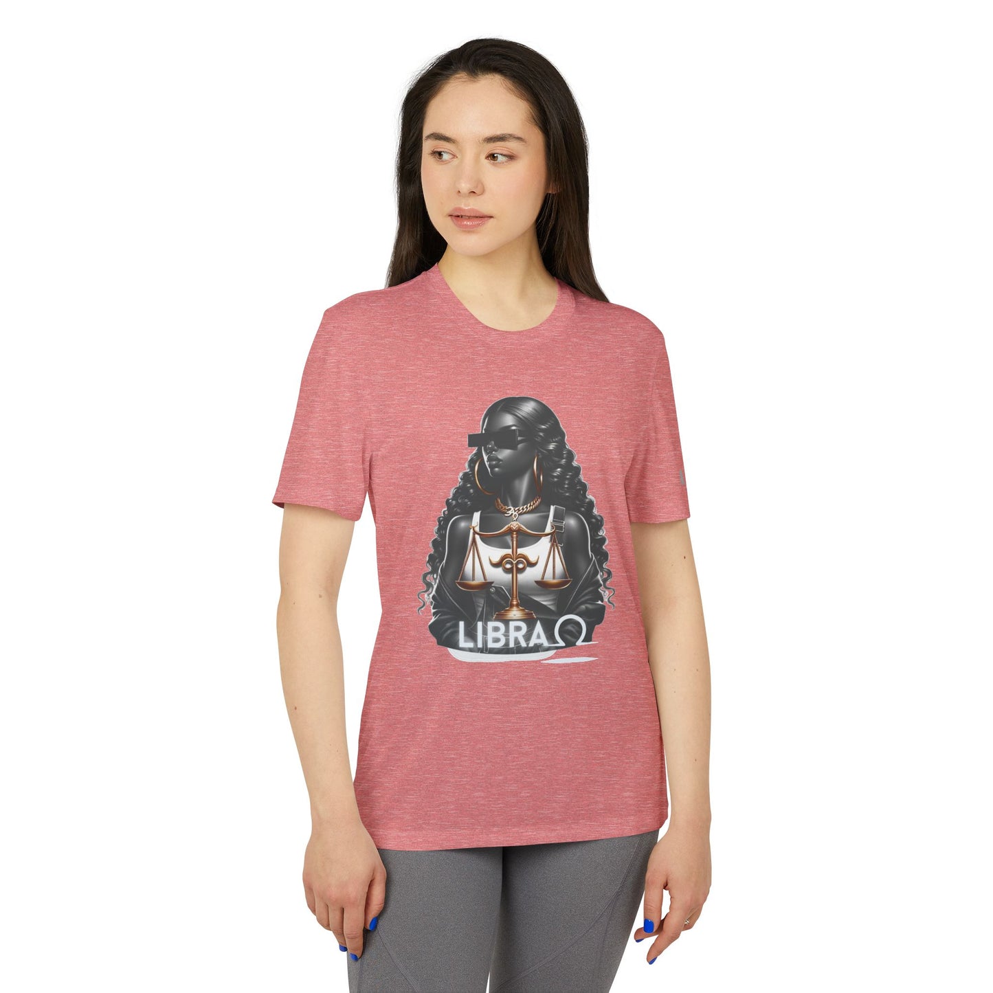 Libra Zodiac Sport T-Shirt, Unisex Athletic Tee, Horoscope Apparel, Astrology Gift, Casual Wear, Comfortable Streetwear