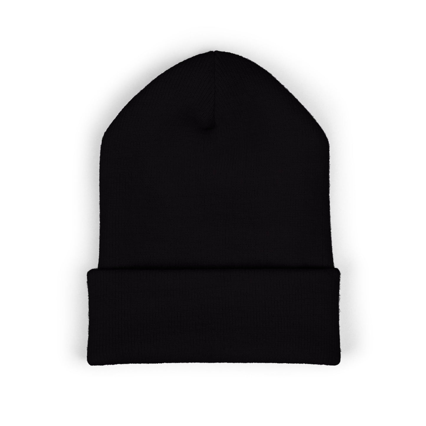 Embroidered 'Choose Joy' Cuffed Beanie — Classic Winter Knit Hat