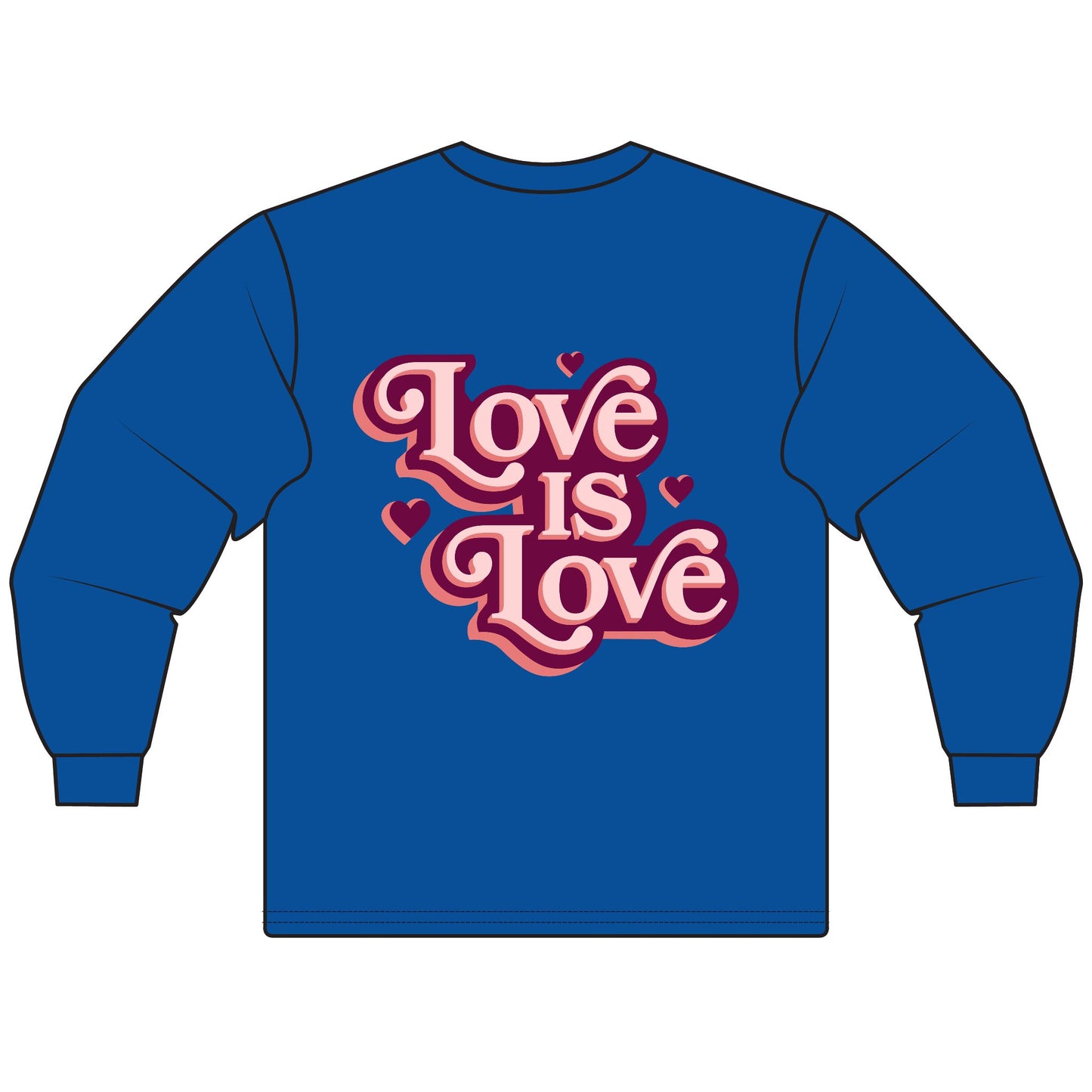 Love is Love Unisex Long Sleeve T-Shirt - Celebrate Equality, LGBTQ+ Pride Apparel, Gift for Friends, Cozy Everyday Wear