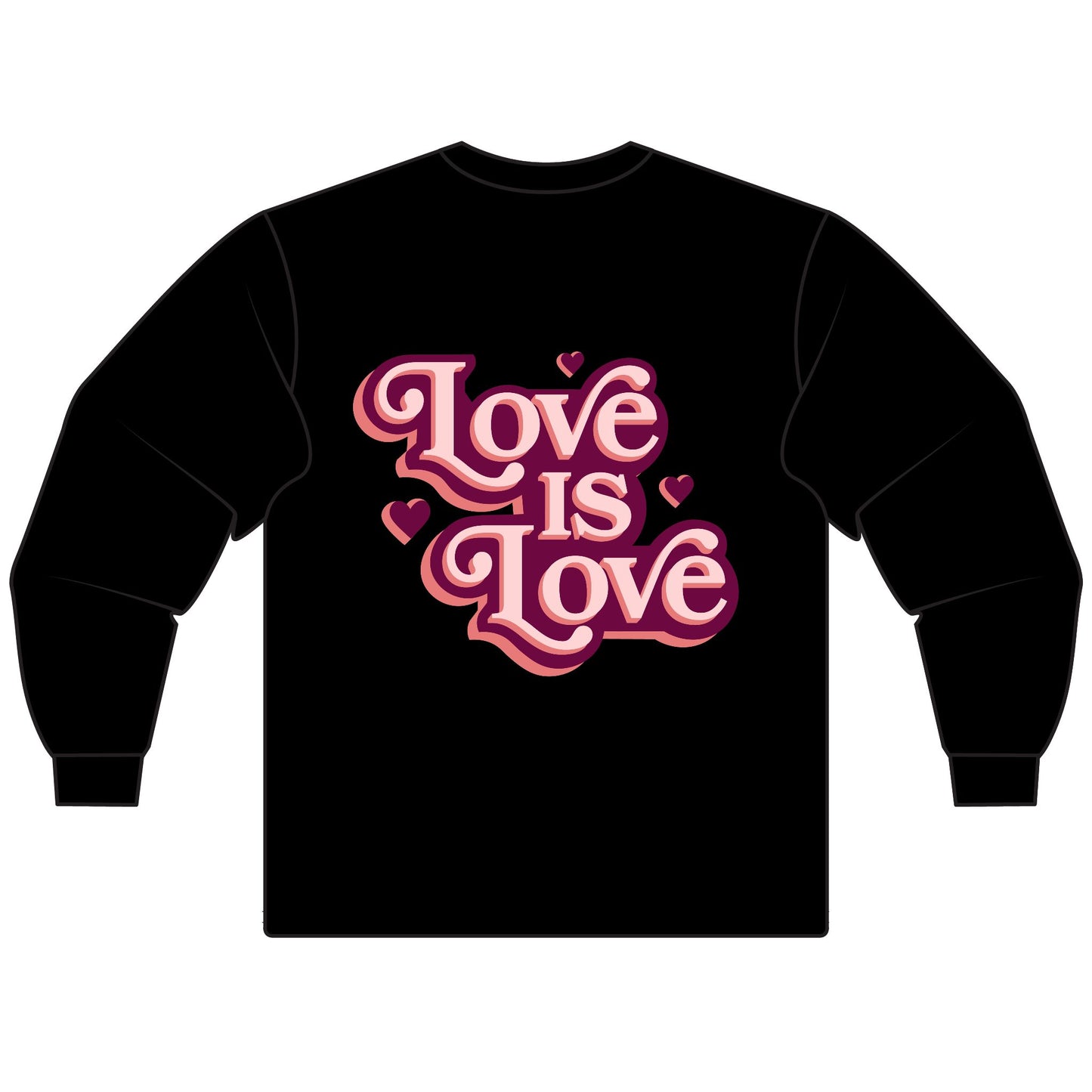 Love is Love Unisex Long Sleeve T-Shirt - Celebrate Equality, LGBTQ+ Pride Apparel, Gift for Friends, Cozy Everyday Wear