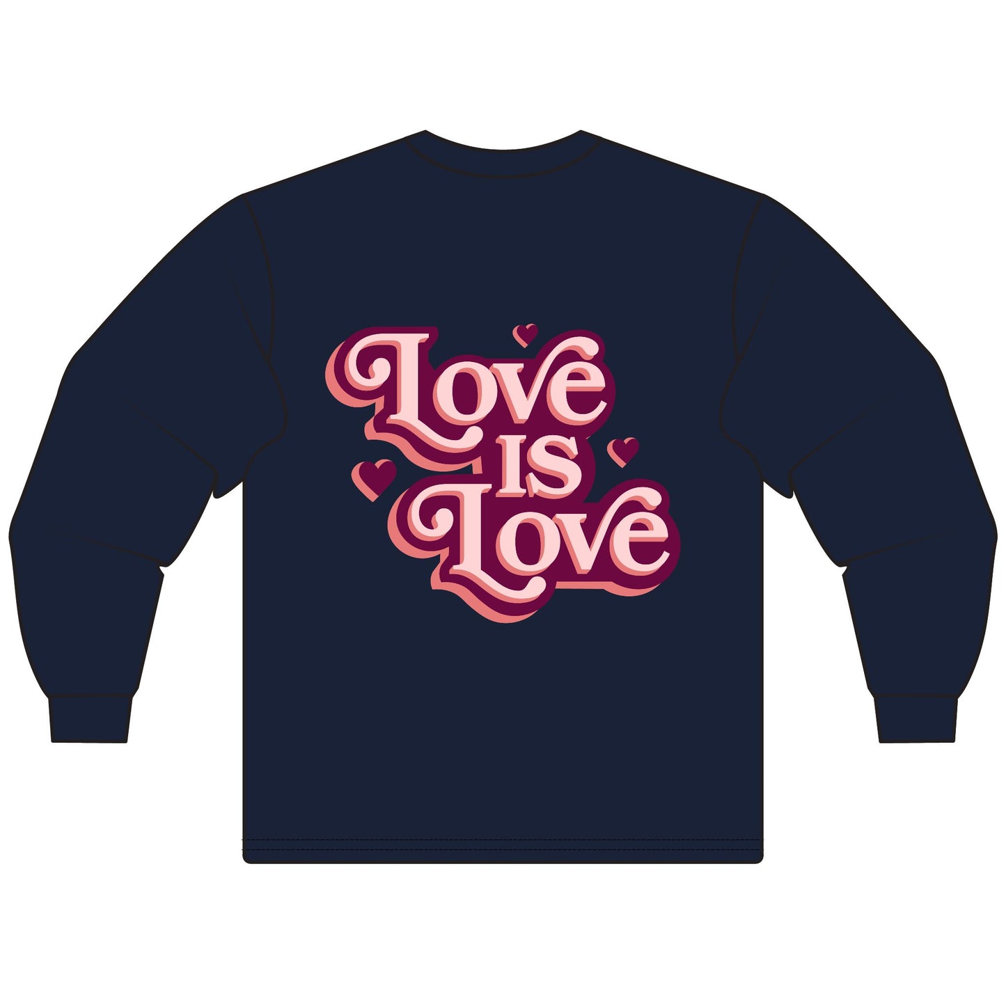 Love is Love Unisex Long Sleeve T-Shirt - Celebrate Equality, LGBTQ+ Pride Apparel, Gift for Friends, Cozy Everyday Wear