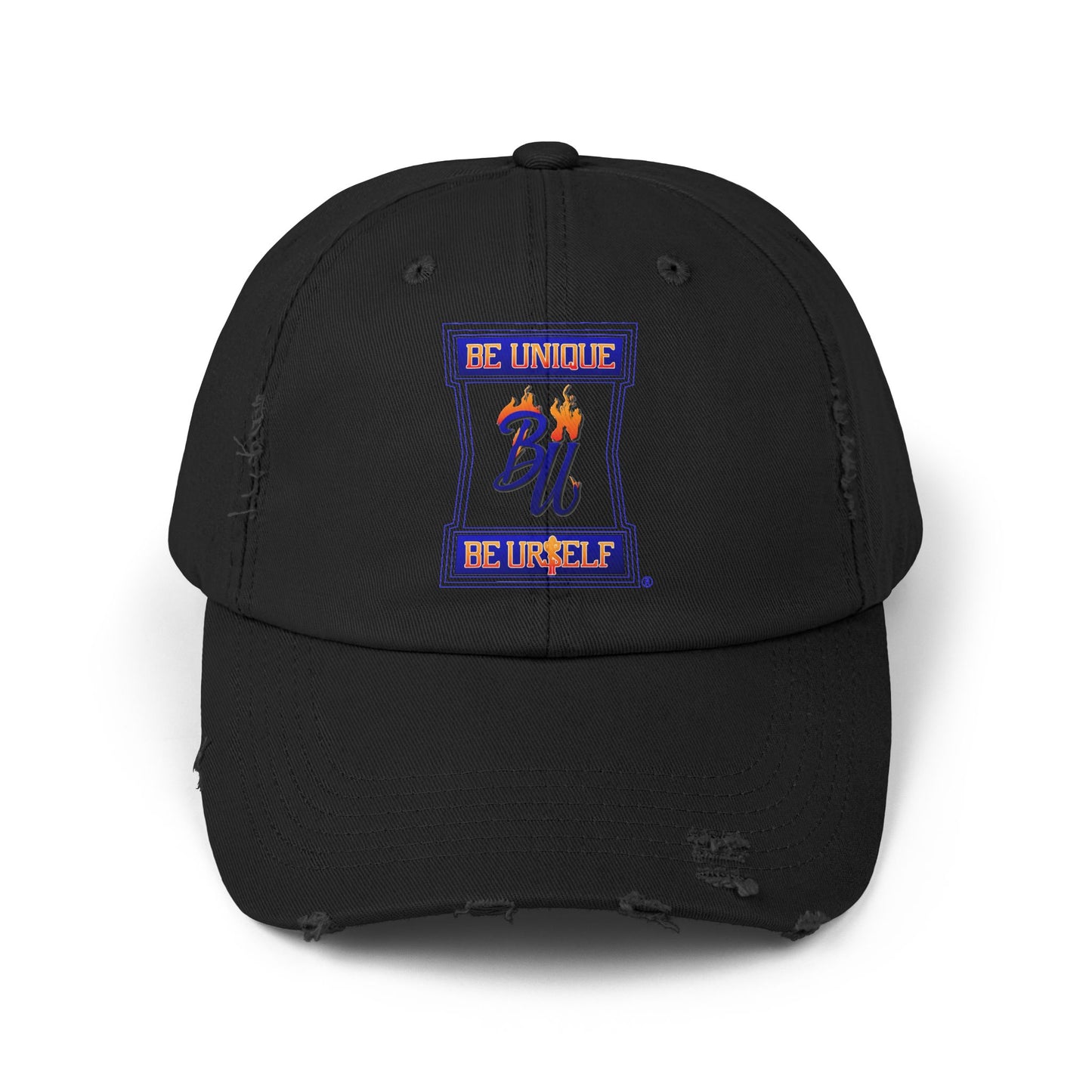 Unisex Distressed Cap, Casual Fashion Hat, Motivational Gift, Trendy Accessory, Everyday Wear, Birthday Gift