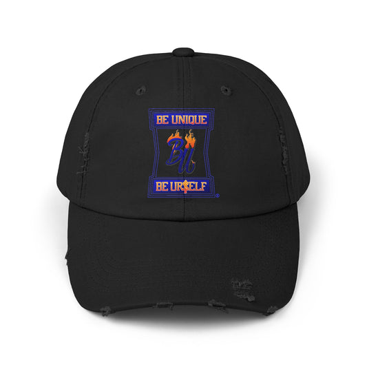 Unisex Distressed Cap, Casual Fashion Hat, Motivational Gift, Trendy Accessory, Everyday Wear, Birthday Gift