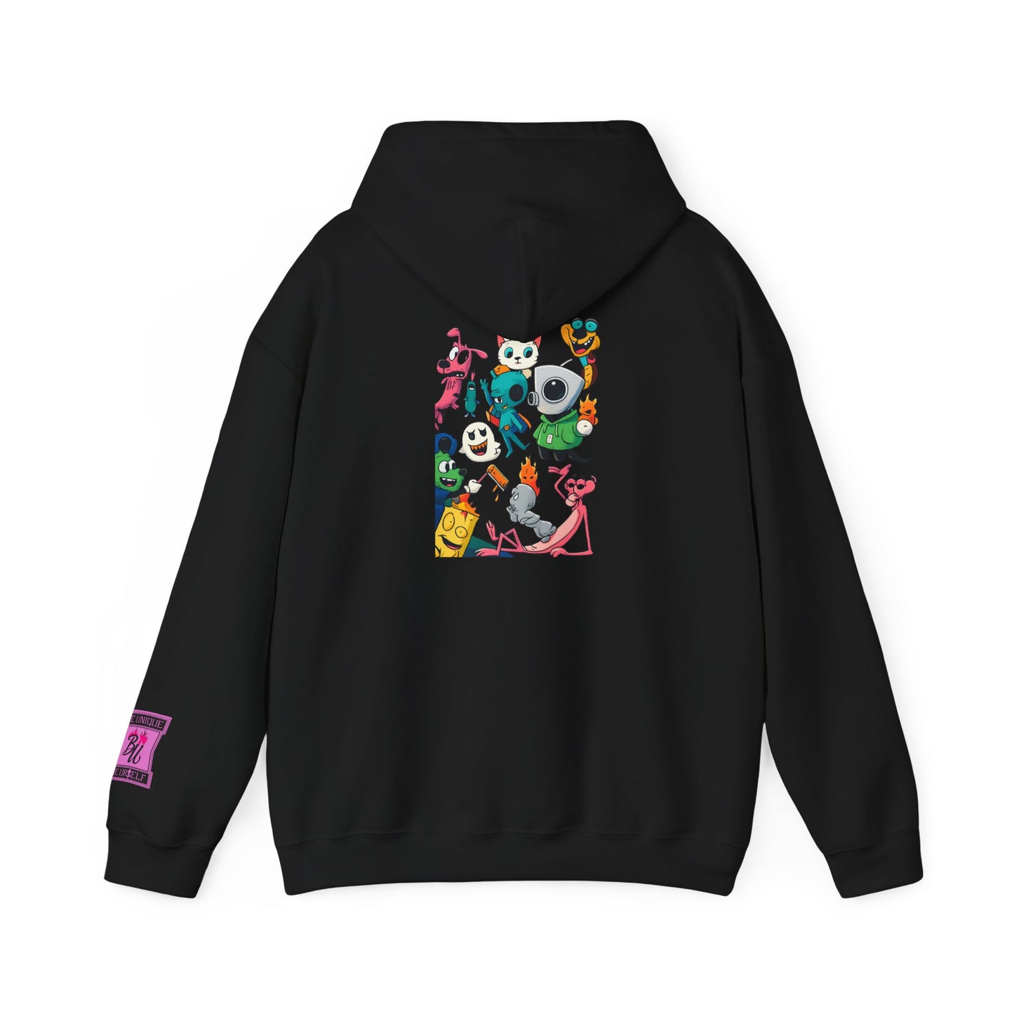 Hoodie — Cute Kawaii Character Collage Pullover