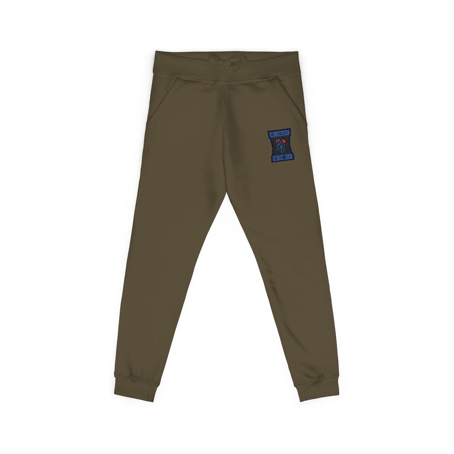 Embroidered Cosmic Cat Sweatpants — Cozy Pink Fleece Joggers