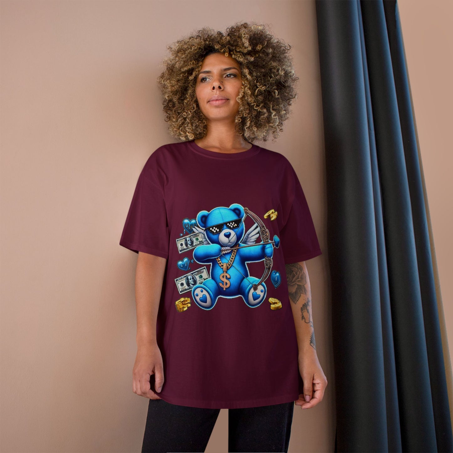 Stylish Bear Graphic Tee, Cool Gift for Friends, Casual Wear, Streetwear for Men and Women, Fun Gift, Summer Essential