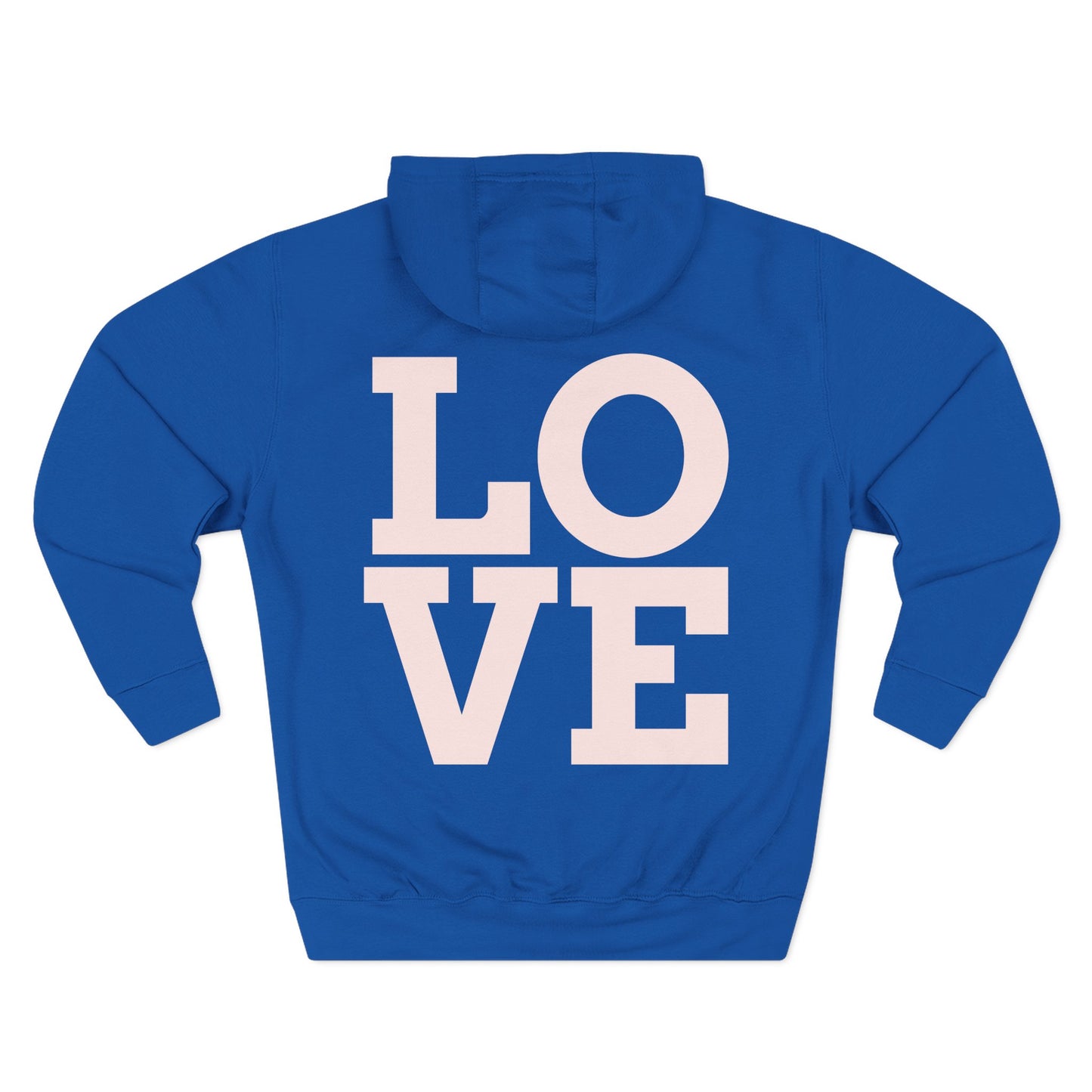Cozy Love Hoodie - Three-Panel Fleece with Warm Design