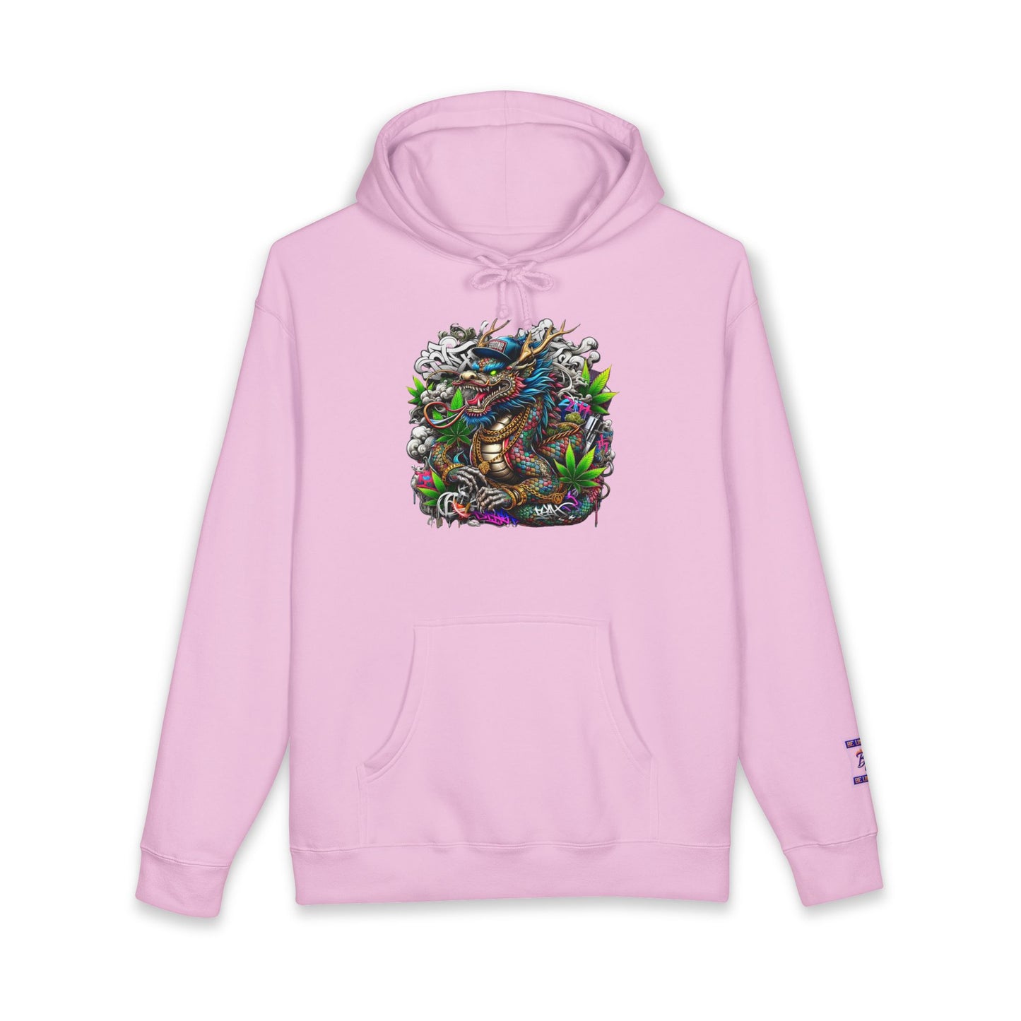 Colorful Dragon Design Unisex Heavyweight Hoodie, Graphic Sweatshirt, Streetwear Fashion, Unique Gift, Cozy Wear