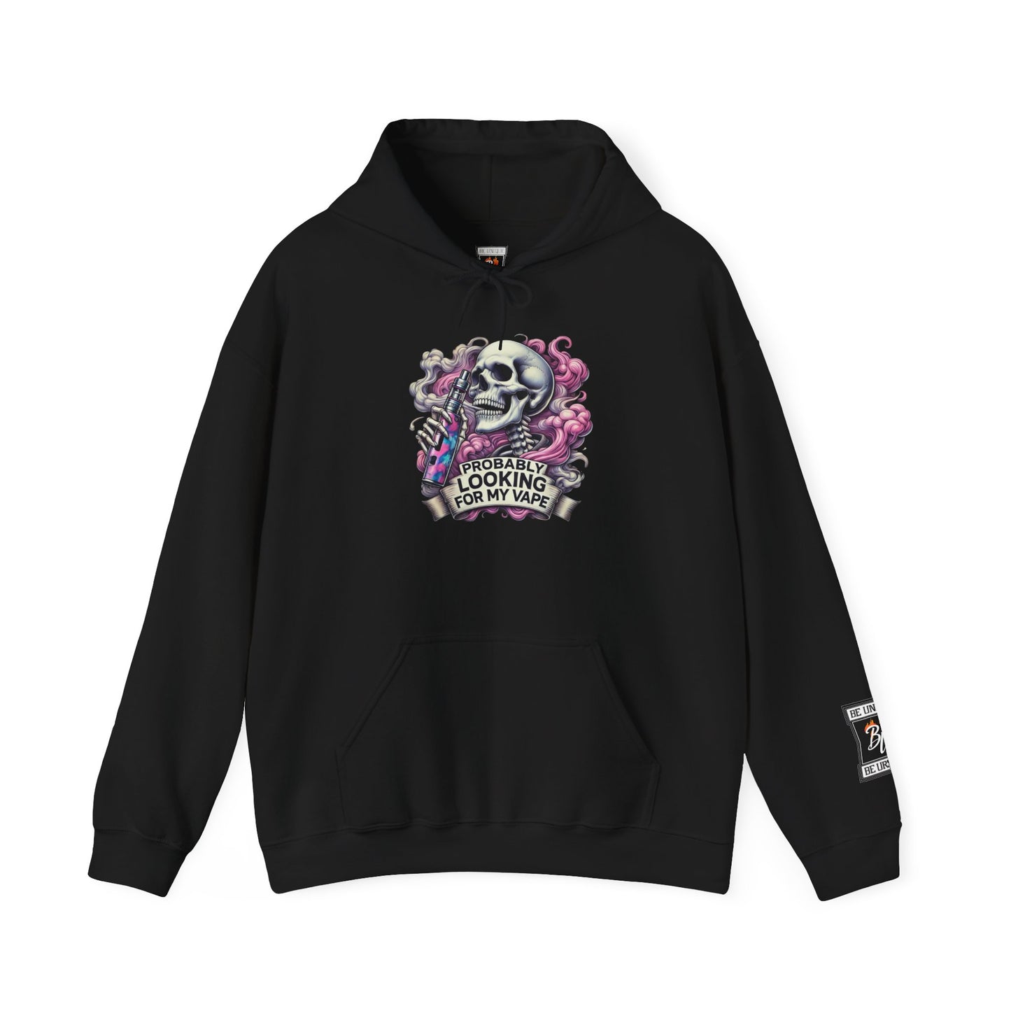 Skull Graphic Hoodie, Unisex Heavy Blend™ Hooded Sweatshirt, Halloween Apparel, Unique Style, Gift for Him/Her, Casual Wear, Streetwear